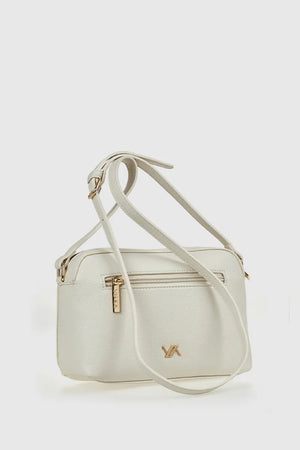 Borsa a tracolla ecopelle stampa geometrica | Verde Fashion