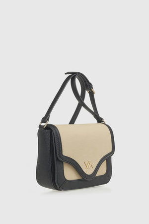 Borsa a tracolla in ecopelle con patta | Verde Fashion