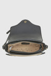 Borsa a tracolla in ecopelle con patta | Verde Fashion
