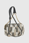 Camera bag in ecopelle stampa geometrica | Verde Fashion