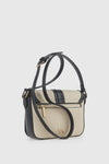 Borsa a tracolla in ecopelle con patta | Verde Fashion