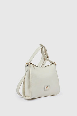 Borsa a tracolla in ecopelle con zip | Verde Fashion