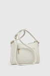 Borsa a tracolla in ecopelle con zip | Verde Fashion