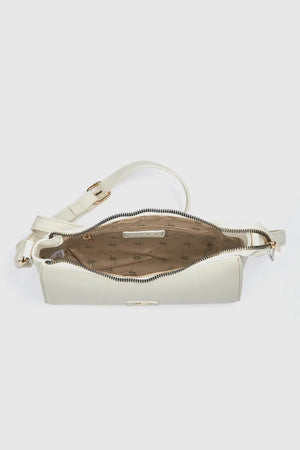 Borsa a tracolla in ecopelle con zip | Verde Fashion