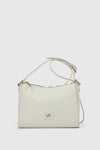 Borsa a tracolla in ecopelle con zip | Verde Fashion