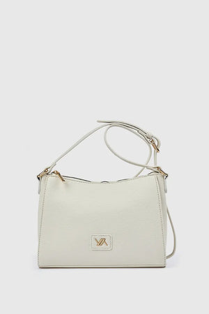 Borsa a tracolla in ecopelle con zip | Verde Fashion