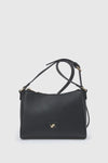Borsa a tracolla in ecopelle con zip | Verde Fashion