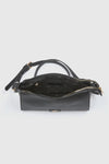 Borsa a tracolla in ecopelle con zip | Verde Fashion