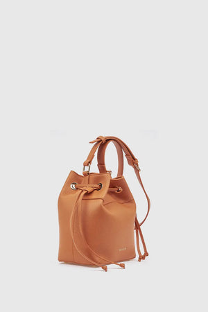 Borsa a secchiello in ecopelle | Verde Fashion