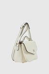 Borsa morbida a tracolla in ecopelle con patta | Verde Fashion