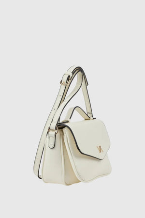 Borsa morbida a tracolla in ecopelle con patta | Verde Fashion