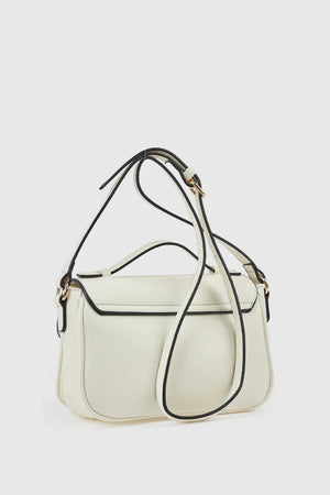 Borsa morbida a tracolla in ecopelle con patta | Verde Fashion