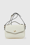 Borsa morbida a tracolla in ecopelle con patta | Verde Fashion