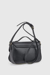 Borsa morbida a tracolla in ecopelle con patta | Verde Fashion