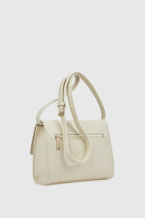 Borsa a tracolla in ecopelle con pattina | Verde Fashion