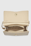 Borsa a tracolla in ecopelle con pattina | Verde Fashion