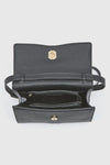 Borsa a tracolla in ecopelle con pattina | Verde Fashion
