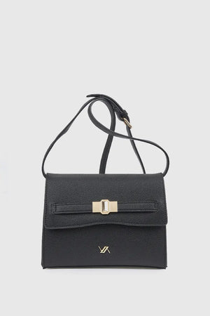 Borsa a tracolla in ecopelle con pattina | Verde Fashion