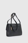 Borsa a tracolla in ecopelle con pattina | Verde Fashion