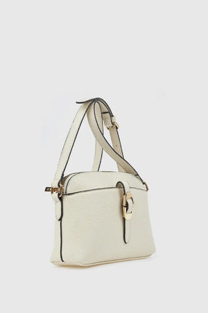 Borsa a tracolla in ecopelle con tasca | Verde Fashion