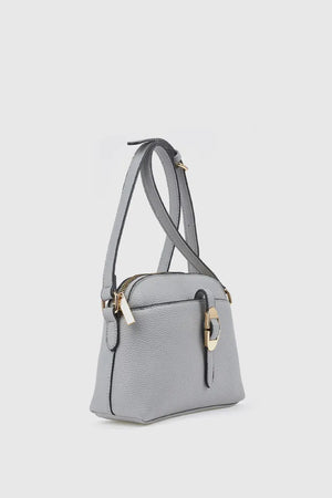 Borsa a tracolla in ecopelle con tasca | Verde Fashion