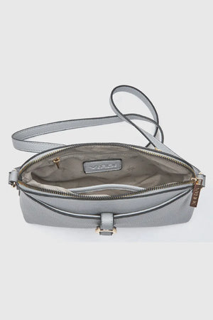 Borsa a tracolla in ecopelle con tasca | Verde Fashion
