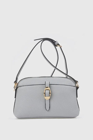 Borsa a tracolla in ecopelle con tasca | Verde Fashion