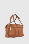 Borsa a tracolla in ecopelle con tasca | Verde Fashion