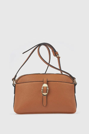 Borsa a tracolla in ecopelle con tasca | Verde Fashion