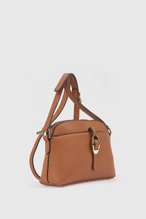 Borsa a tracolla in ecopelle con tasca | Verde Fashion