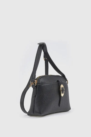 Borsa a tracolla in ecopelle con tasca | Verde Fashion