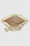 Borsa mare in paglia bicolore | Verde Fashion