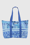 Borsa mare in cotone multi fantasia | Verde Fashion