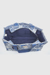 Borsa mare in cotone stampa floreale | Verde Fashion