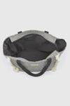 Borsa mare in tessuto a righe | Verde Fashion