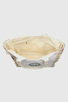Borsa mare in cotone dettaglio centrale | Verde Fashion