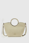 Borsa in ecopelle manico oblò | Verde Fashion