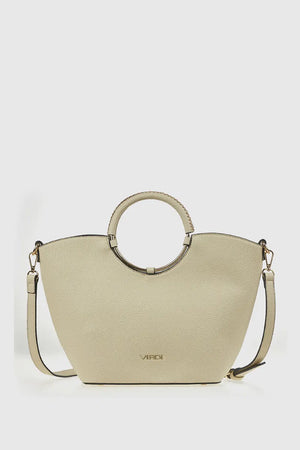 Borsa in ecopelle manico oblò | Verde Fashion