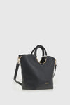 Borsa in ecopelle manico oblò | Verde Fashion