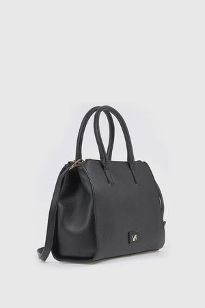 Borsa tote in ecopelle tre scomparti | Verde Fashion