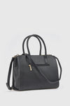 Borsa tote in ecopelle tre scomparti | Verde Fashion