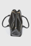 Borsa tote in ecopelle tre scomparti | Verde Fashion
