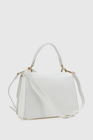Borsa a tracolla in ecopelle con patta | Verde Fashion