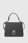 Borsa a tracolla in ecopelle con patta | Verde Fashion