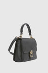 Borsa a tracolla in ecopelle con patta | Verde Fashion