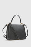 Borsa a tracolla in ecopelle con patta | Verde Fashion