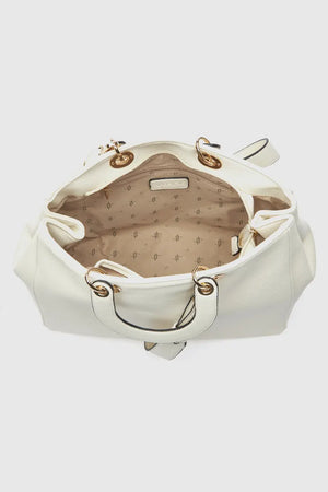Borsa tote in ecopelle manico rigido | Verde Fashion