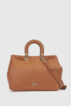 Borsa tote in ecopelle manico rigido | Verde Fashion