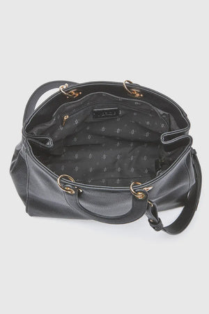 Borsa tote in ecopelle manico rigido | Verde Fashion