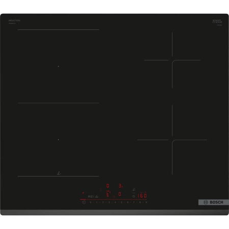 Piano cottura a induzione 60 cm - BOSCH SER6 - PVS63KHC1E Nero - 4 fuochi - Home Connect - L592xP522 mm